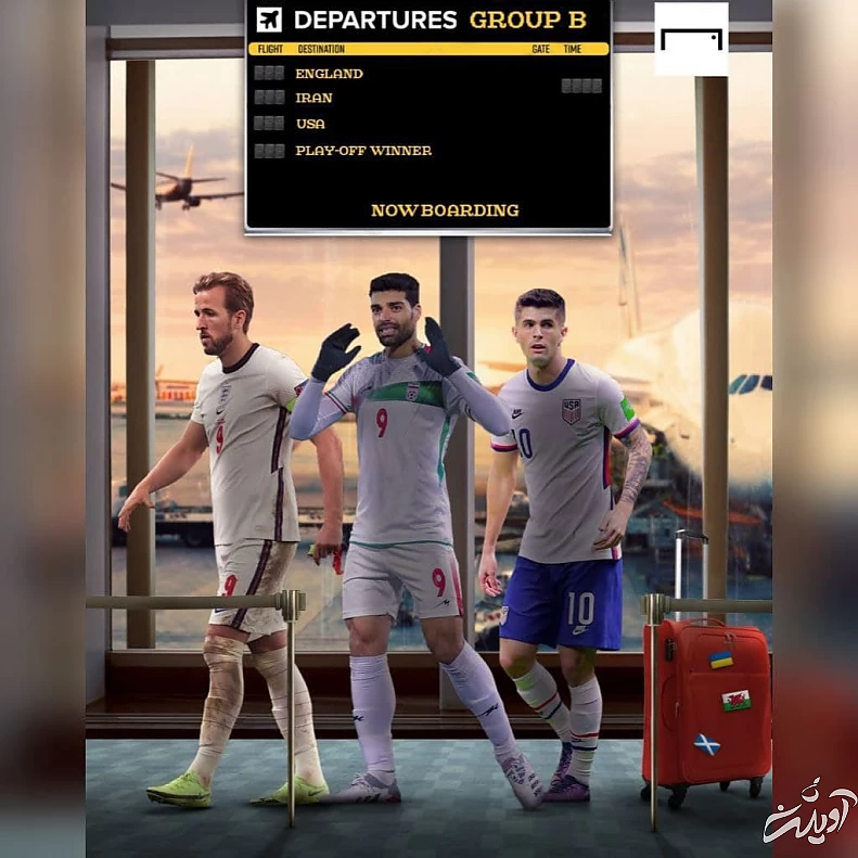 ایران در جام‌جهانی ۲۰۲۲ هم‌گروه انگلیس و آمریکا شد